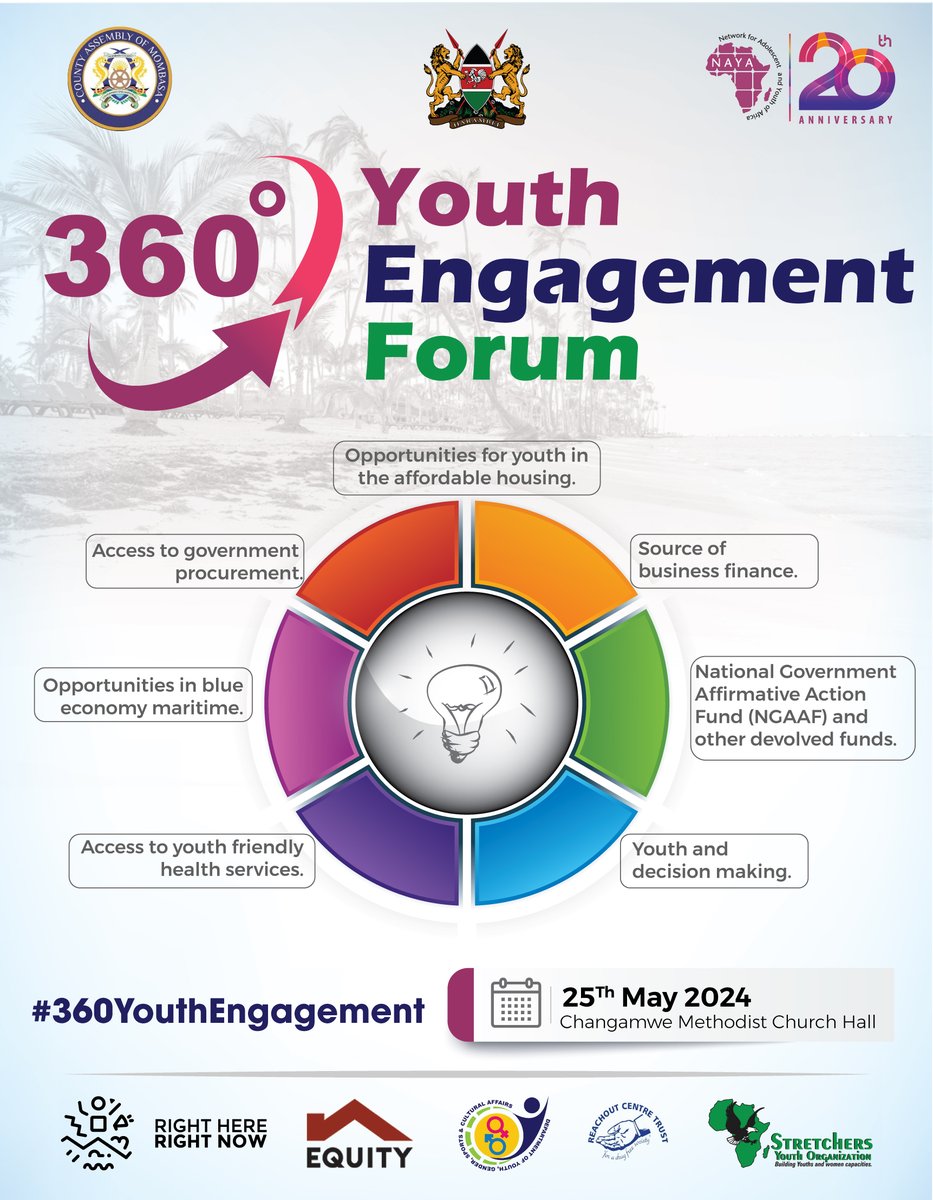 Welcome to #360YouthEngagement Forum! Get ready to engage in worded and spirited sessions on opportunities in the Blue Economy, Business, Procurement, Health, etc., for the youth. It's time to engage the agenda of youth development. #NAYAVoices #NAYAat20