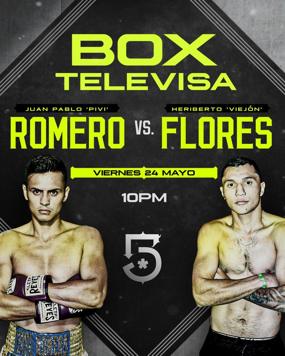 #BoxTelevisa HOY A las 10PM Por @MiCanal5