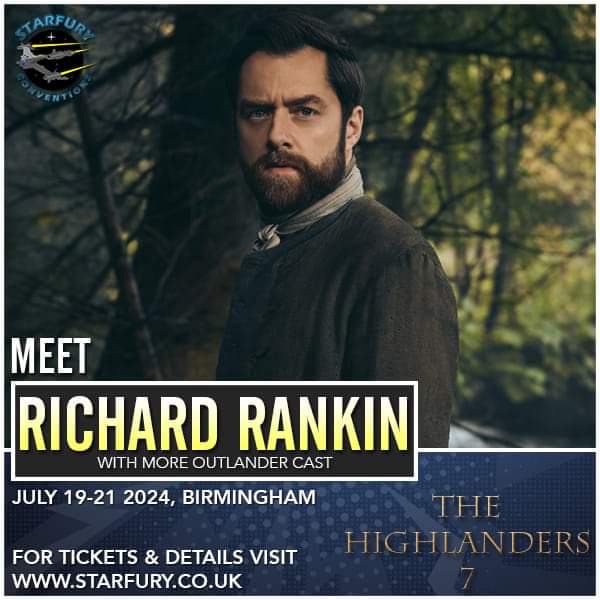 Yay! So happy that I got my hands on fanmeets for Richard Rankin and the duo Sophie and Richard!! 🥰 @starfuryevents 
Can't wait to chat with the both of you.
#RichardRankin #RikRankin #SophieSkelton