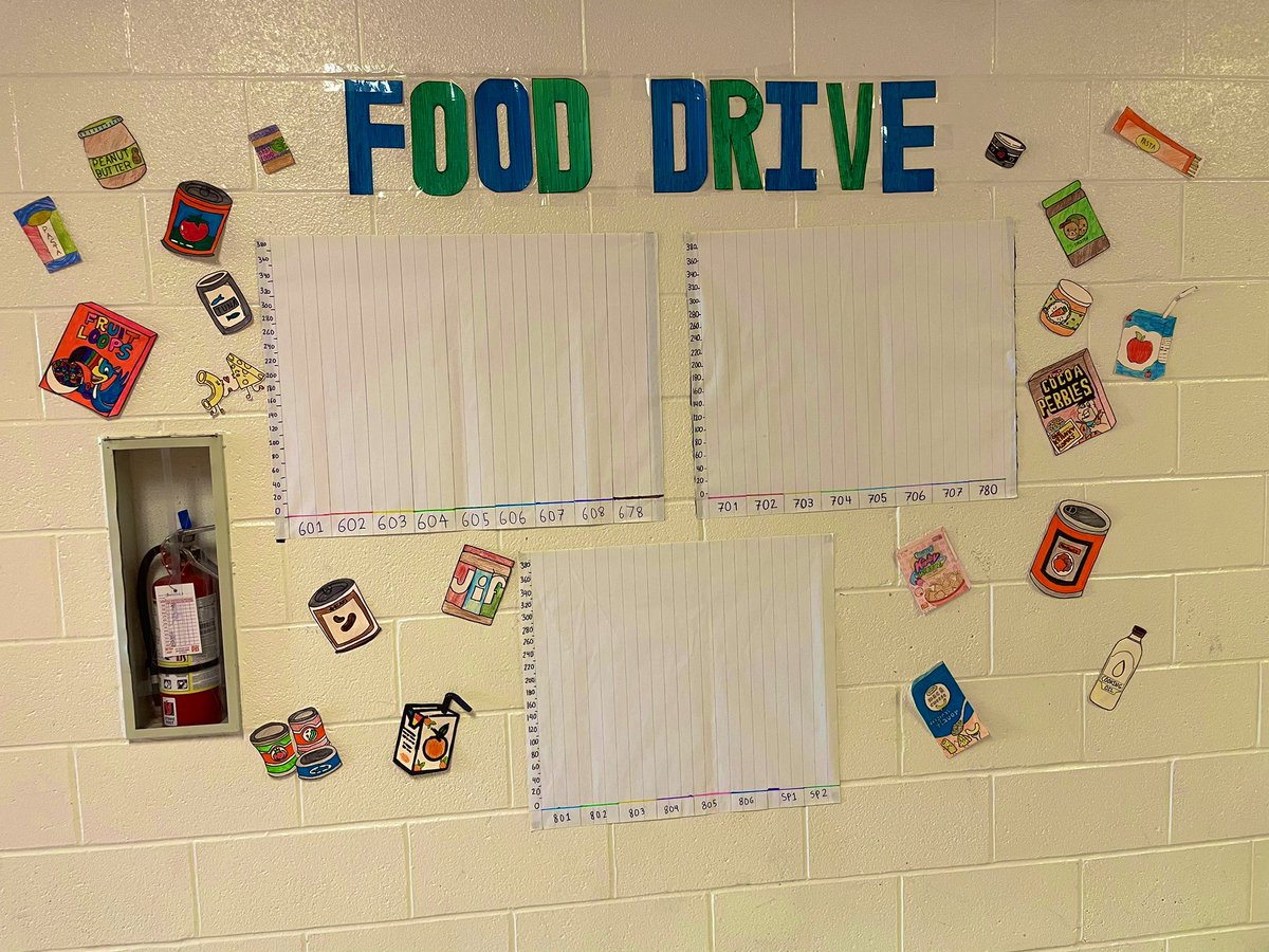 Kicking off our first Spring Food Drive this week! Looking forward to giving back to our community once again this school year. <a href="/FletchersSrPS/">Fletcher's Creek Sr. PS</a> <a href="/vidagardener/">Vida Gardener</a> <a href="/DF5719/">Donna Ford</a>