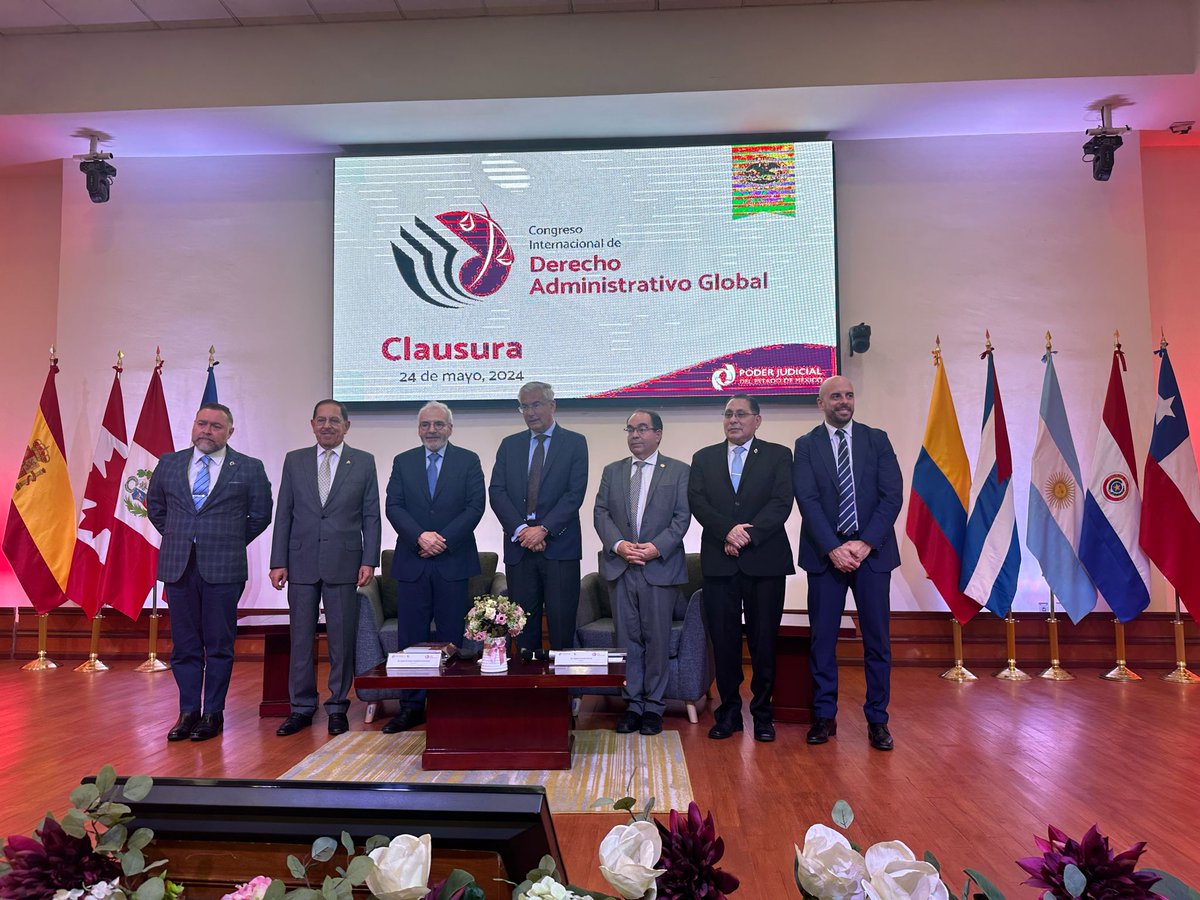 jrodriguezarana's tweet image. Hoy en la Escuela Judicial de Toluca en la clausura del congreso internacional de derecho administrativo global.
