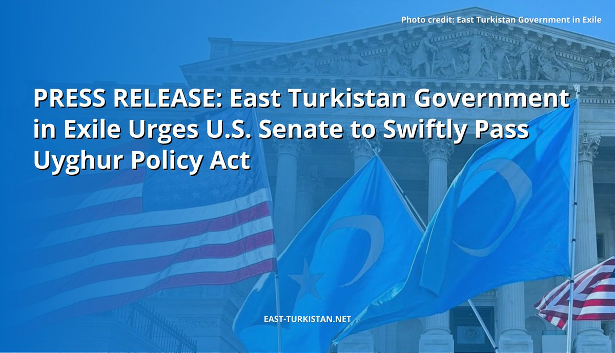 East Turkistan Government in Exile (ETGE) tweet media