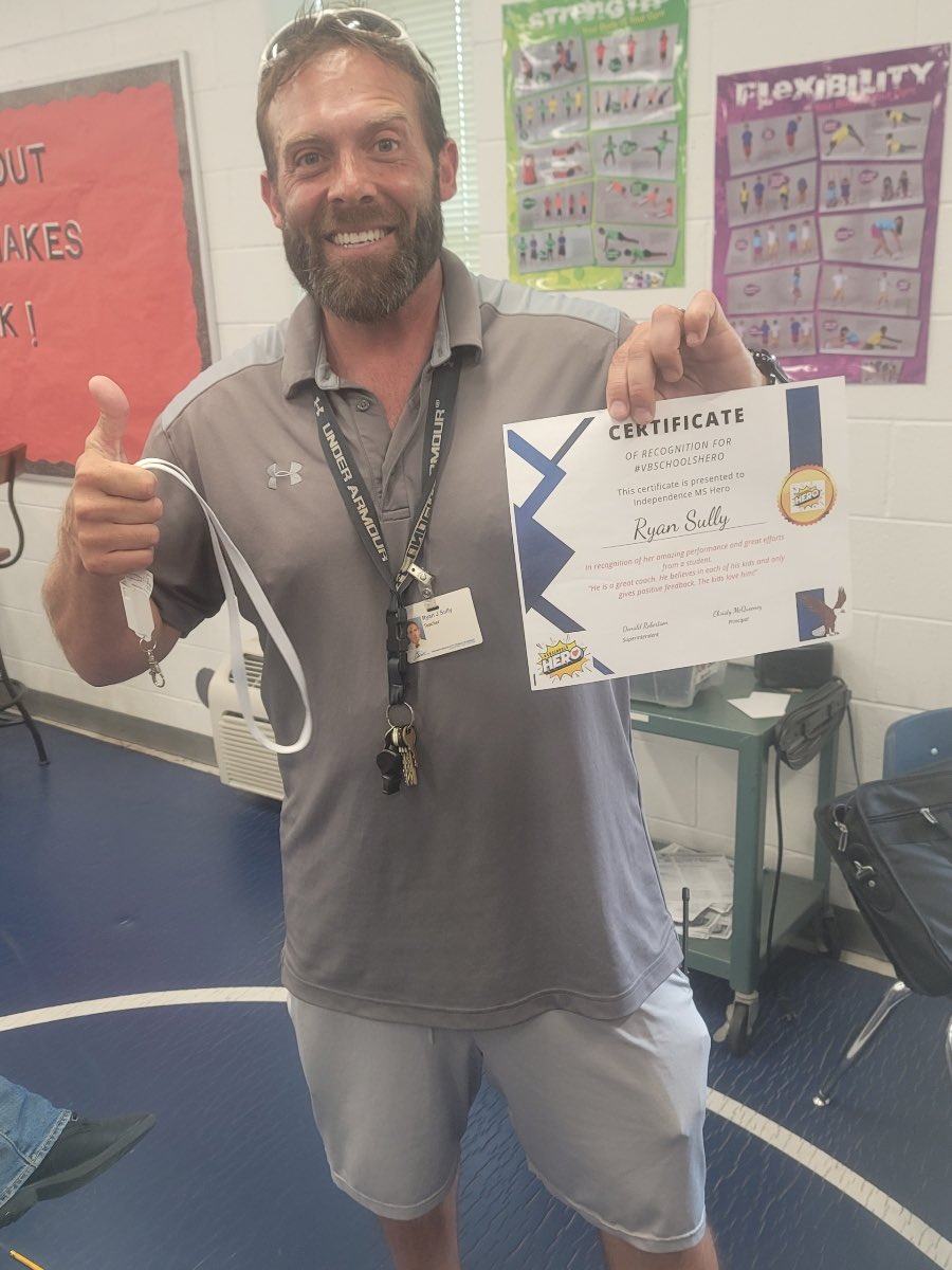 <a href="/IMSEagles/">Independence Eagles</a> celebrates VBs finest!  #VBHeros!