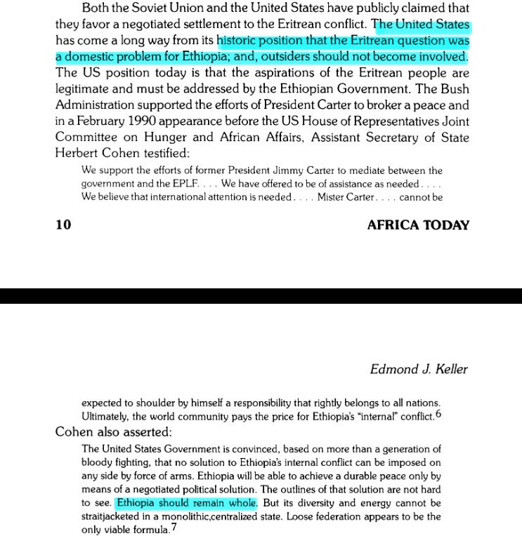 you made the claim that the elf/eplf were cia funded, even though the american position was clearly one that was against an independent eritrea. the burden of proof is on you.

if you can’t bring an iota of evidence to back your claim, then it’s complete conjecture