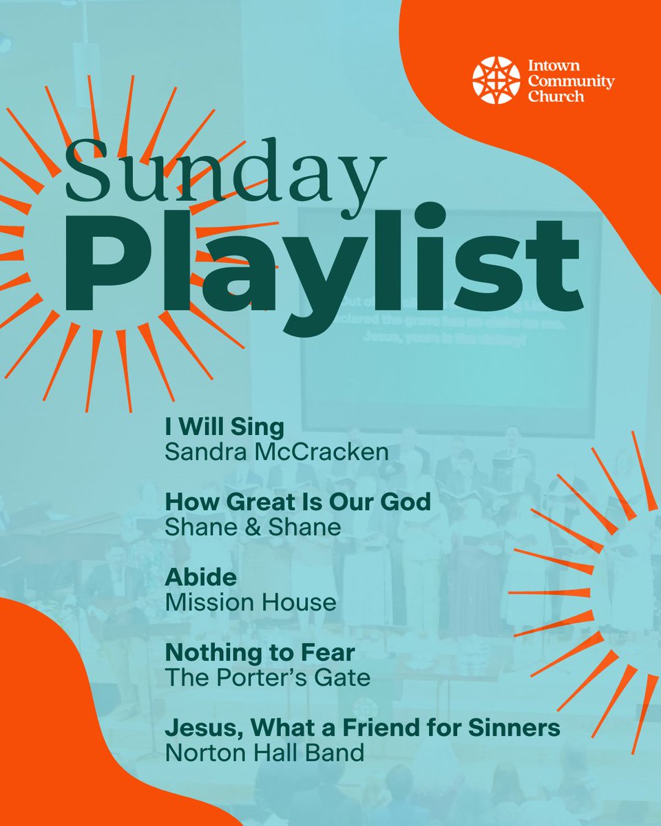 Intown_Church's tweet photo. Tune in to our special playlist and let the music uplift your spirits and fill your hearts with joy.
▶️ Listen now: https://t.co/RhJsftsWvB
#IntownChurchATL #IntownCommunity #SundayPlaylist #Listen #Music https://t.co/CSXejkY4Vi