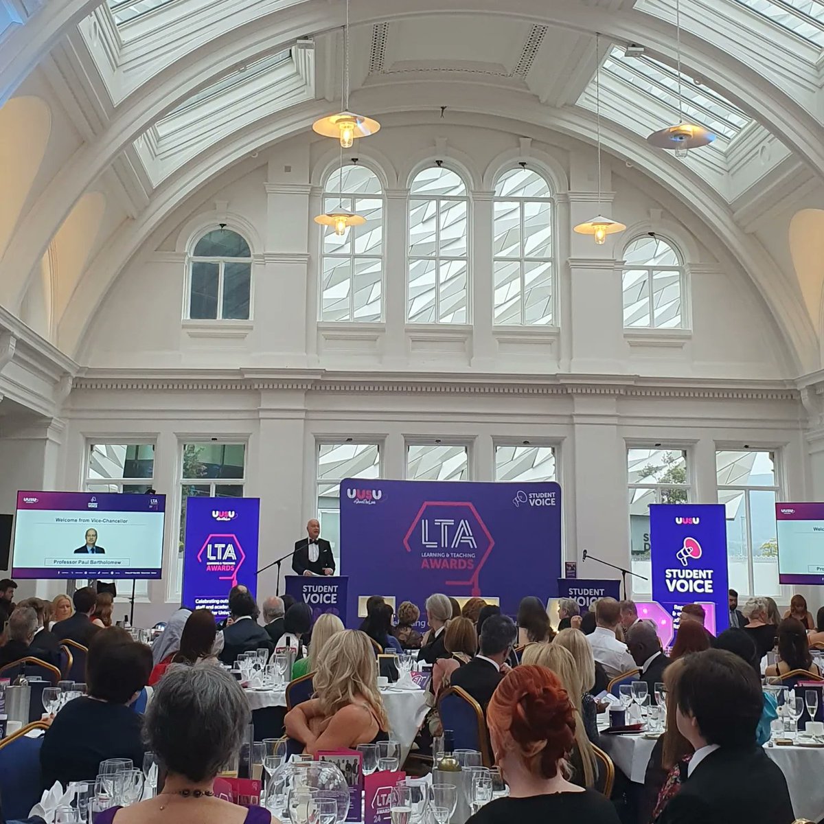 Delighted to be at the #LTA24 with our nominated academic student rep of the year @LaurenB26770350 ... celebrating success for all nominated in @UlsterUniBiomed