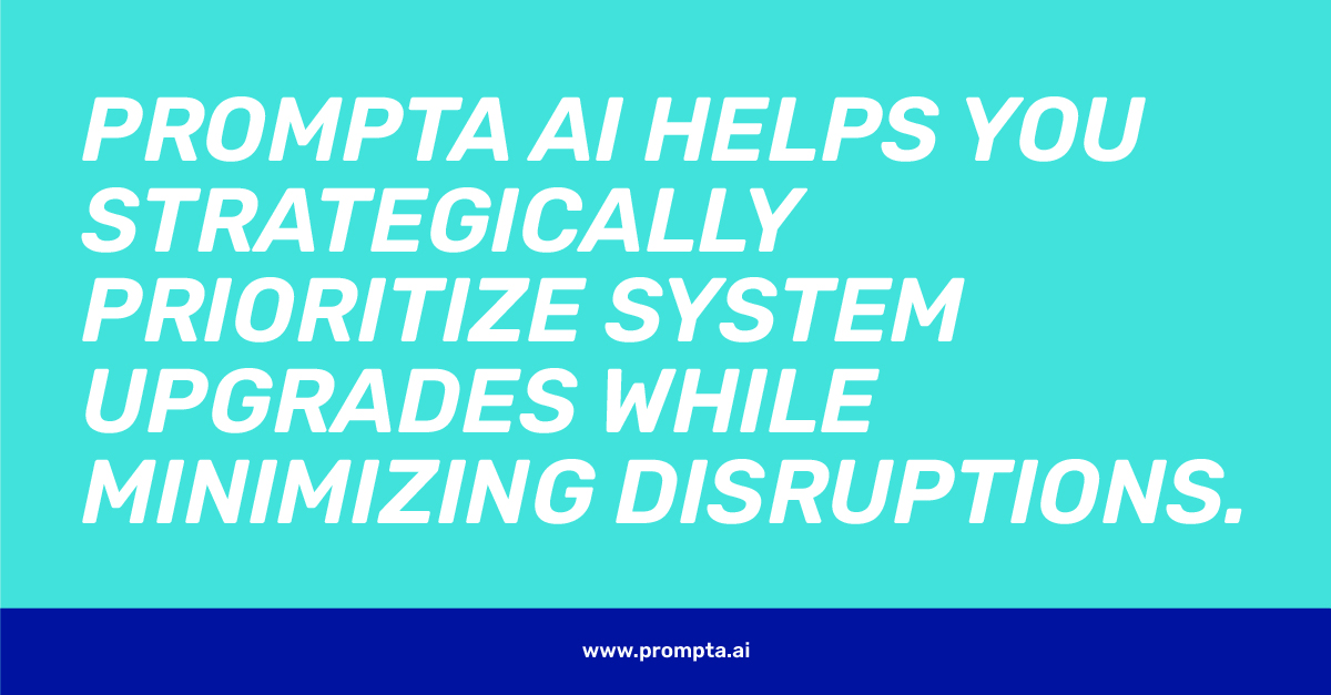 teamprompta's tweet photo. Modernizing legacy systems: A crucial step in digital transformation.
Legacy systems can hinder innovation and create data silos. Prompta AI helps you strategically prioritize system upgrades while minimizing disruptions. 

#AI #artificialintelligence #machinelearning https://t.co/DK8gXjDQ57