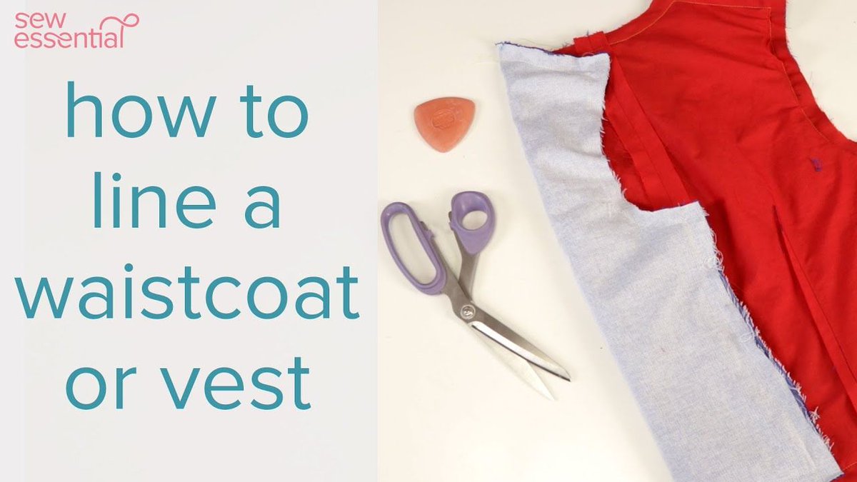 sewessential's tweet photo. How to line a waistcoat or vest the traditional tailoring bagging out method (it is easier than it sounds!) https://t.co/niD32buYib #howtosew #learntosew #tailoring https://t.co/MLLoUiUZRi