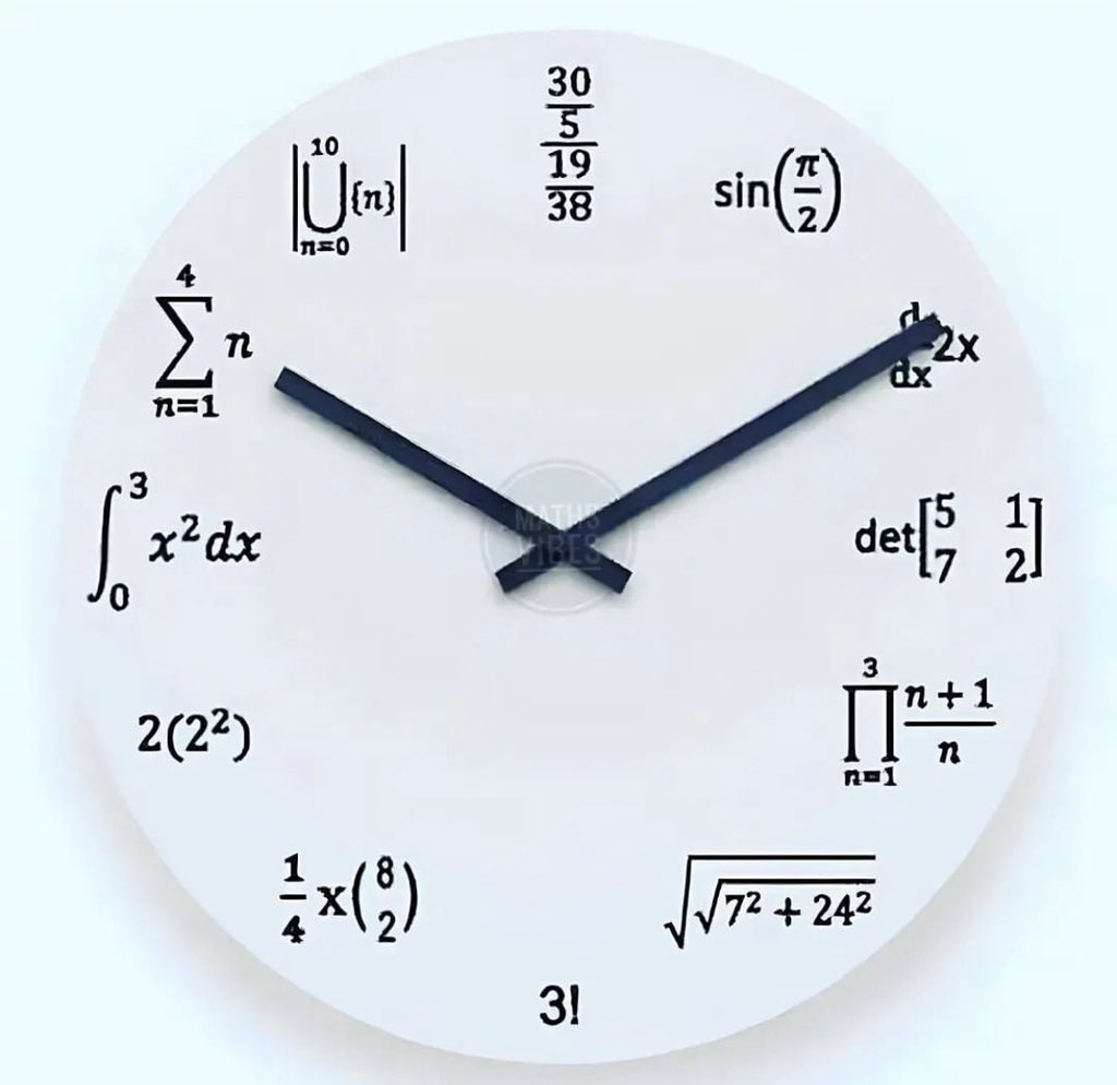 A Mathematician’s Clock