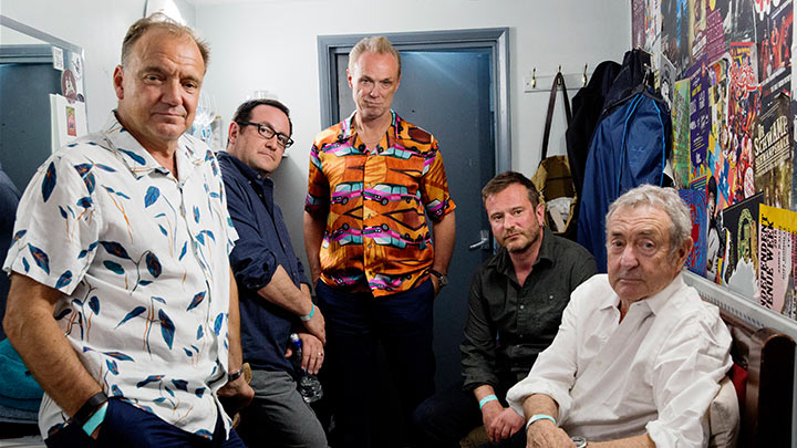 Here's the band relaxing in the small dressing room of the Half Moon in Putney, back in May 2018. Picture: Jill Furmanovsky