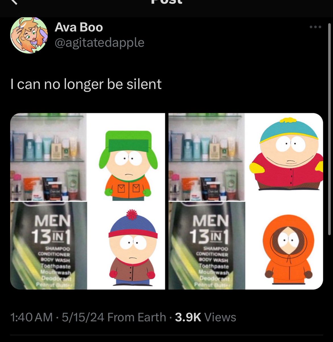 agitatedapple's tweet photo. CALLED IT ASSHOLES 😤 /lh #sptwt #southpark #spspoilers https://t.co/a4twOotTIX