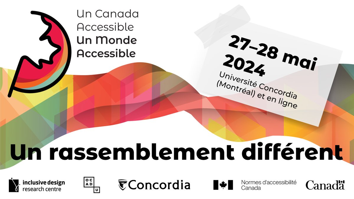 La conférence Un Canada accessible — Un monde accessible commence dans trois jours ! Nous avons hâte que tout le monde se joigne à nous en personne ou en ligne les 27 et 28 mai pour un événement inoubliable ! Consultez le programme : ow.ly/ich650RT5Rg

#CAMA24 #SNA