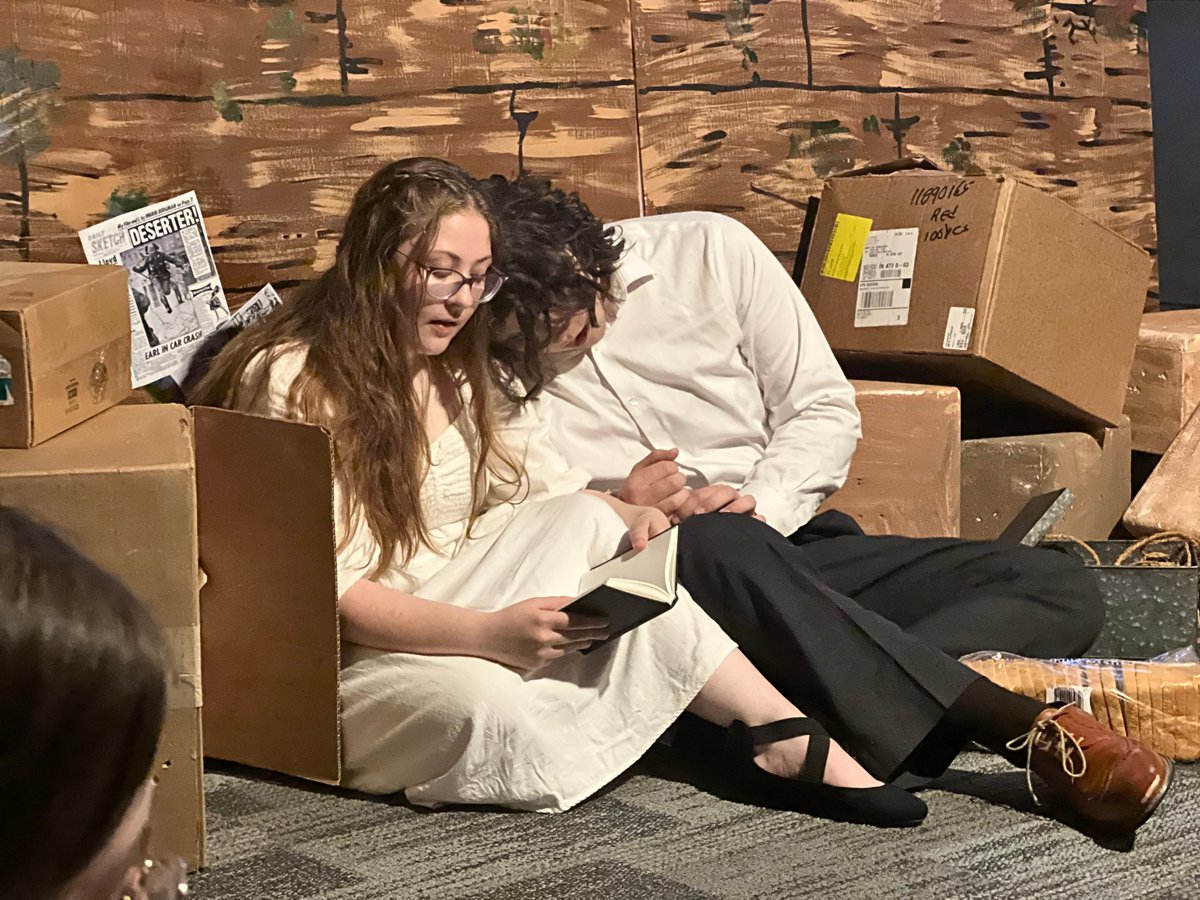 With graduation tomorrow, what better way to conclude the year than with a performance from your peers? Students in John Marsh's May Term class performed their play '9 Days - 90 Minutes' on May 23. The play consisted of 6 one-act plays students wrote, directed, and starred in.