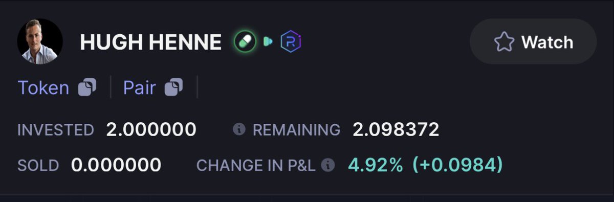 BTradess's tweet photo. @Hugh_Henne Went ahead and opened a $HUGH Roth…
I’m up 4%! 4 fucking percent!!! #PGIR https://t.co/U5Mw5RIZje
