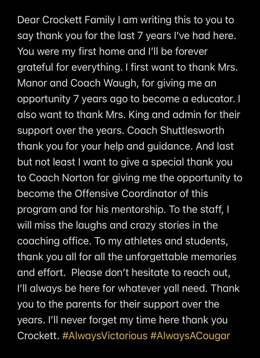 Coach Gloria tweet media