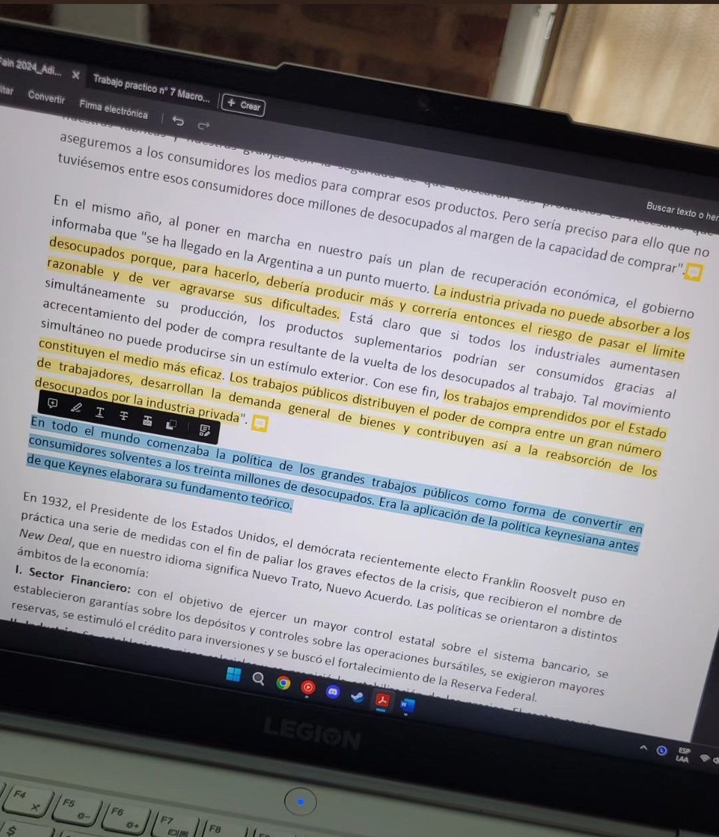 4to año, todas las ingenierías, Universidad Nacional del Comahue, Economía Conste que es LA UNICA VEZ que ven economía en toda la carrera. Y en lugar de enseñarte cosas utiles te traen esa basura adoctrinadora: