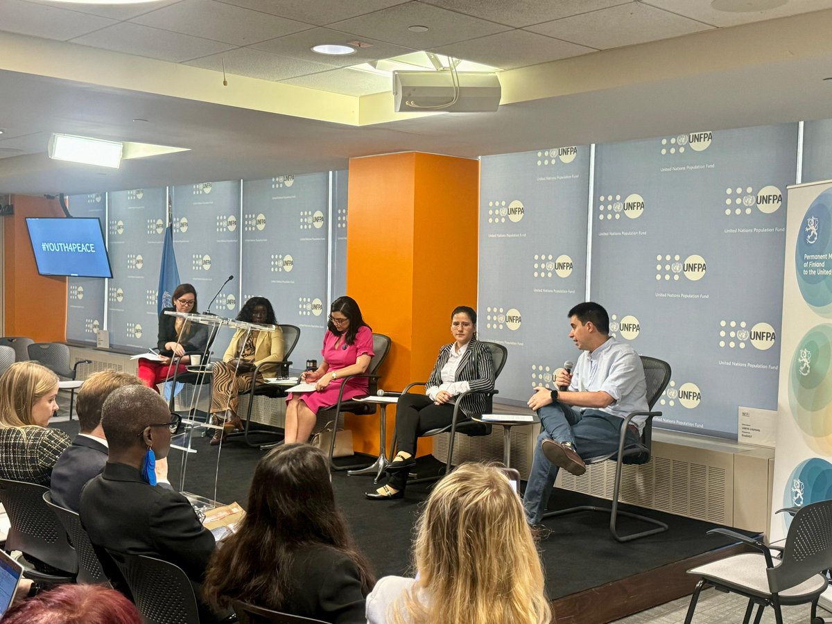Glad to join today’s Protection of Civilians Week discussion on young peacebuilders at @UNFPA Headquarters. Strengthening protection with youth, gender and disability-inclusive measures is key 🔑 to prevent and address harm in conflict and post-conflict zones #Youth4Peace 🕊️