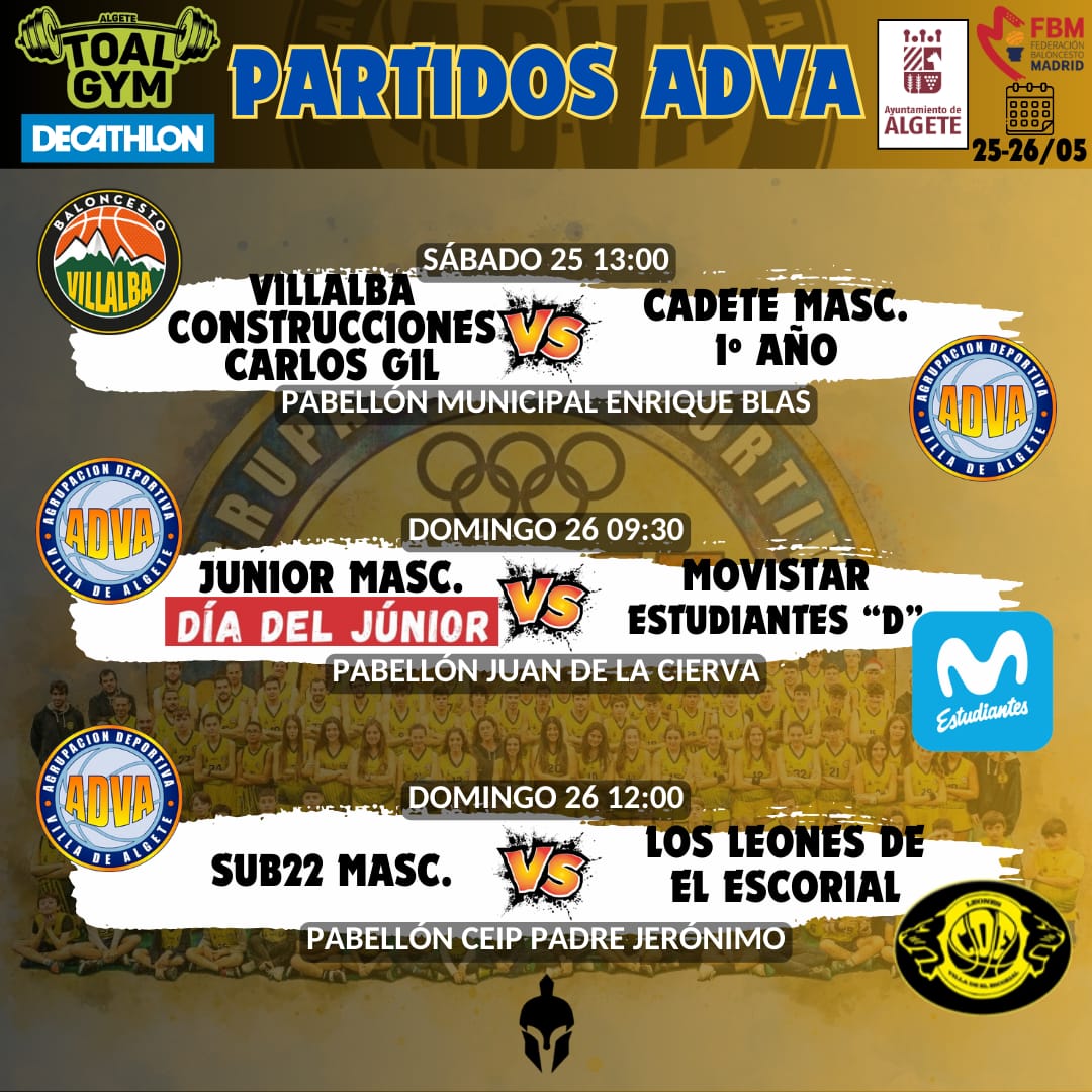 Va acabando la temporada y con ella los fines de semana con partidos. 
El domingo el junior masculino peleará por el 3° puesto.
#SomosADVA
#MareaAmarilla