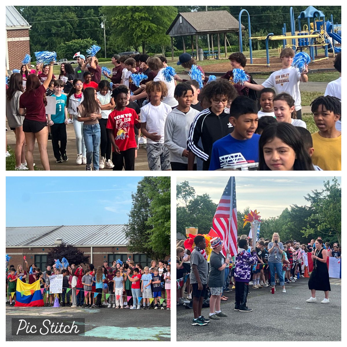 Today was our EOG Olympic Games Closing Ceremony @ShilohValleyES! Students have worked hard to prepare for EOGs and celebrated as a school with SVHS athletes. @SunValleyHSNC @AGHoulihan @Renee_McKinnon1 @SVHS_Athletics1