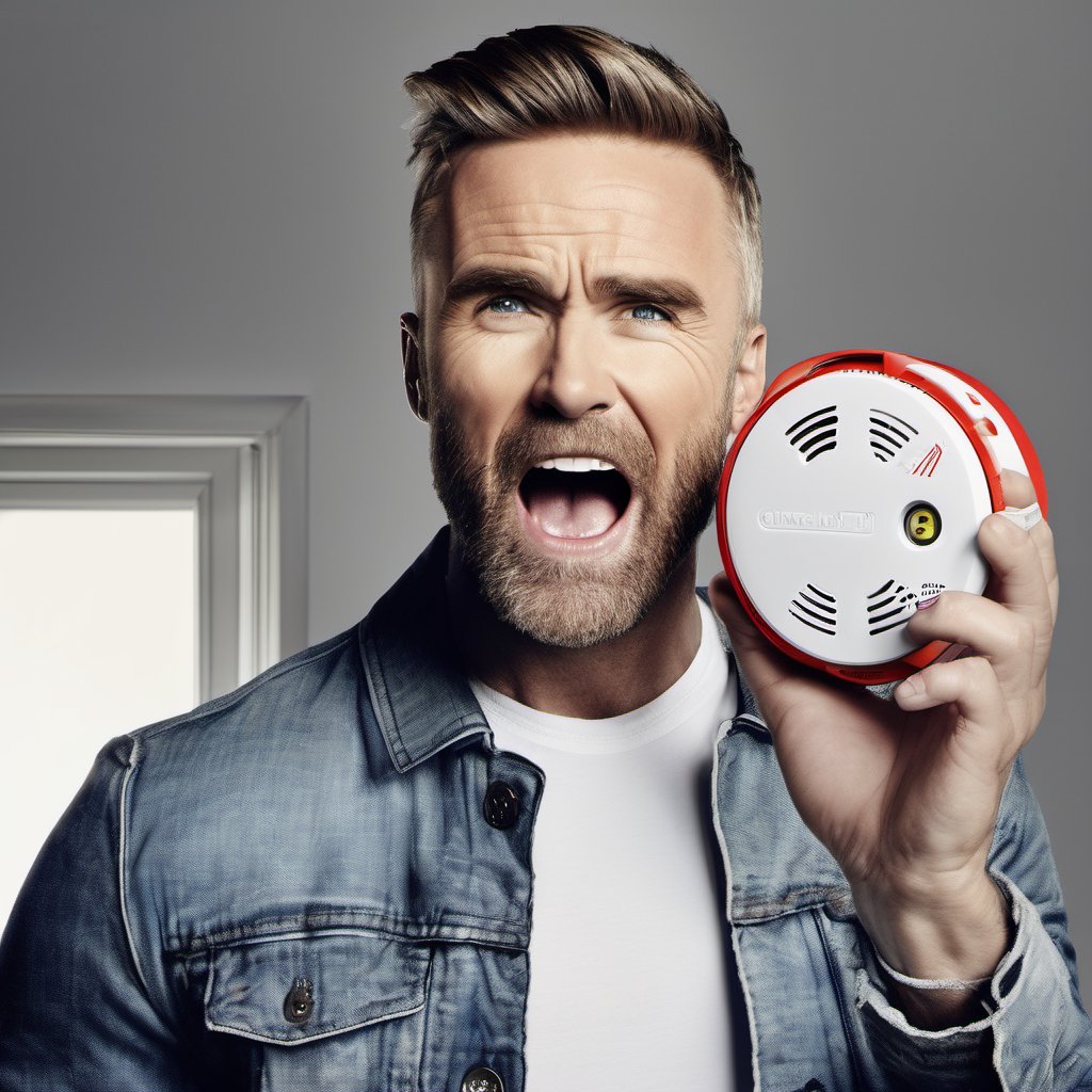 Neeeeeeeeever, forget to test your smoke alarm... 🎶 Okay, we know it's cheesy, but @takethat are at @NFFC The City Ground and it would be rude not to take advantage of the opportunity🤣 @GaryBarlow @OfficialMarkO