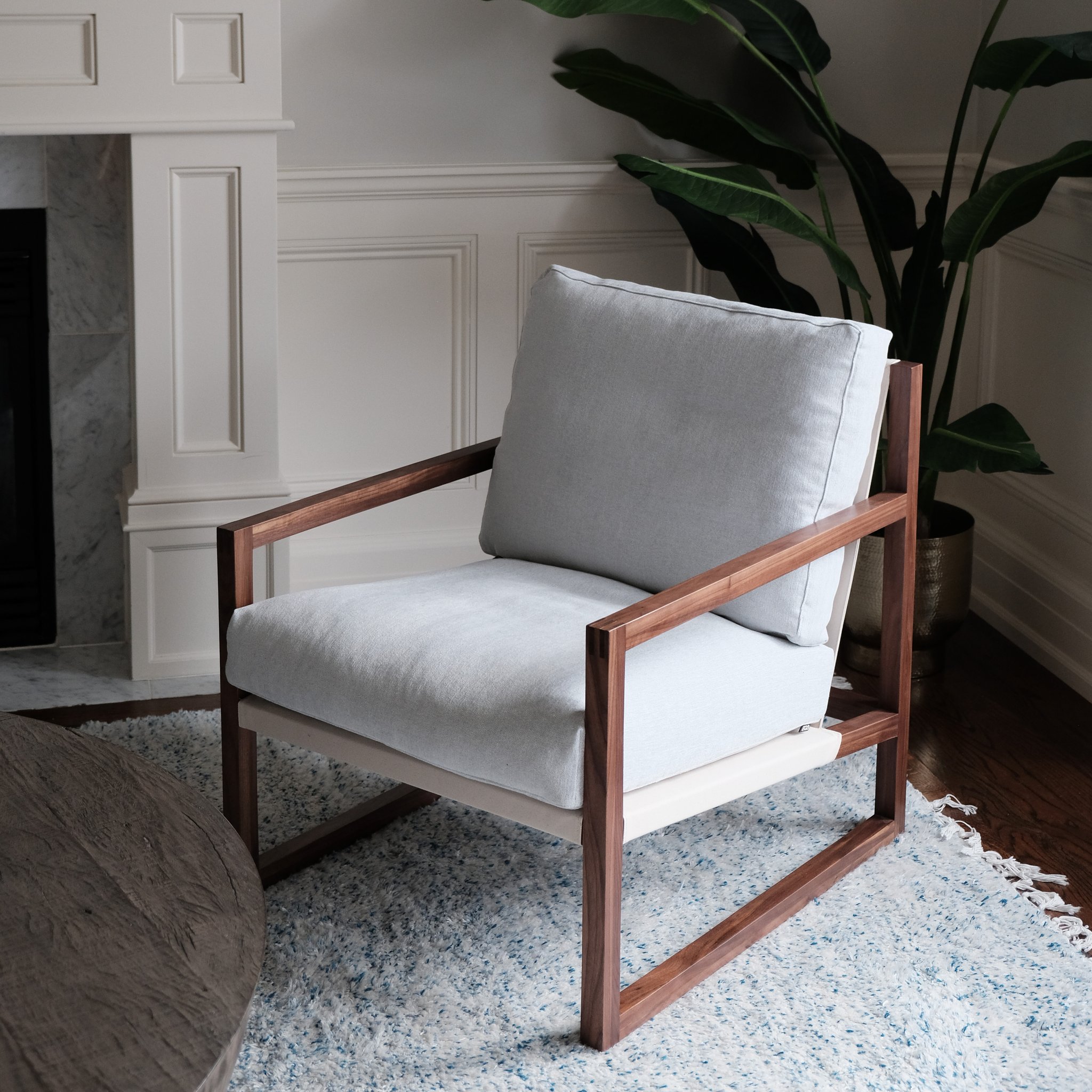 EQ3 on X Developed in collaboration with german design duo MYKILOS The Chiara chair features strong architectural lines and a functional visual simplicity. Customize yours in 200 fabrics and leathers....