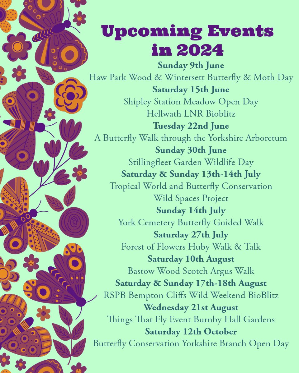 We’ve got lots going on over summer. Keep an eye out for further information and get the dates in your diary!