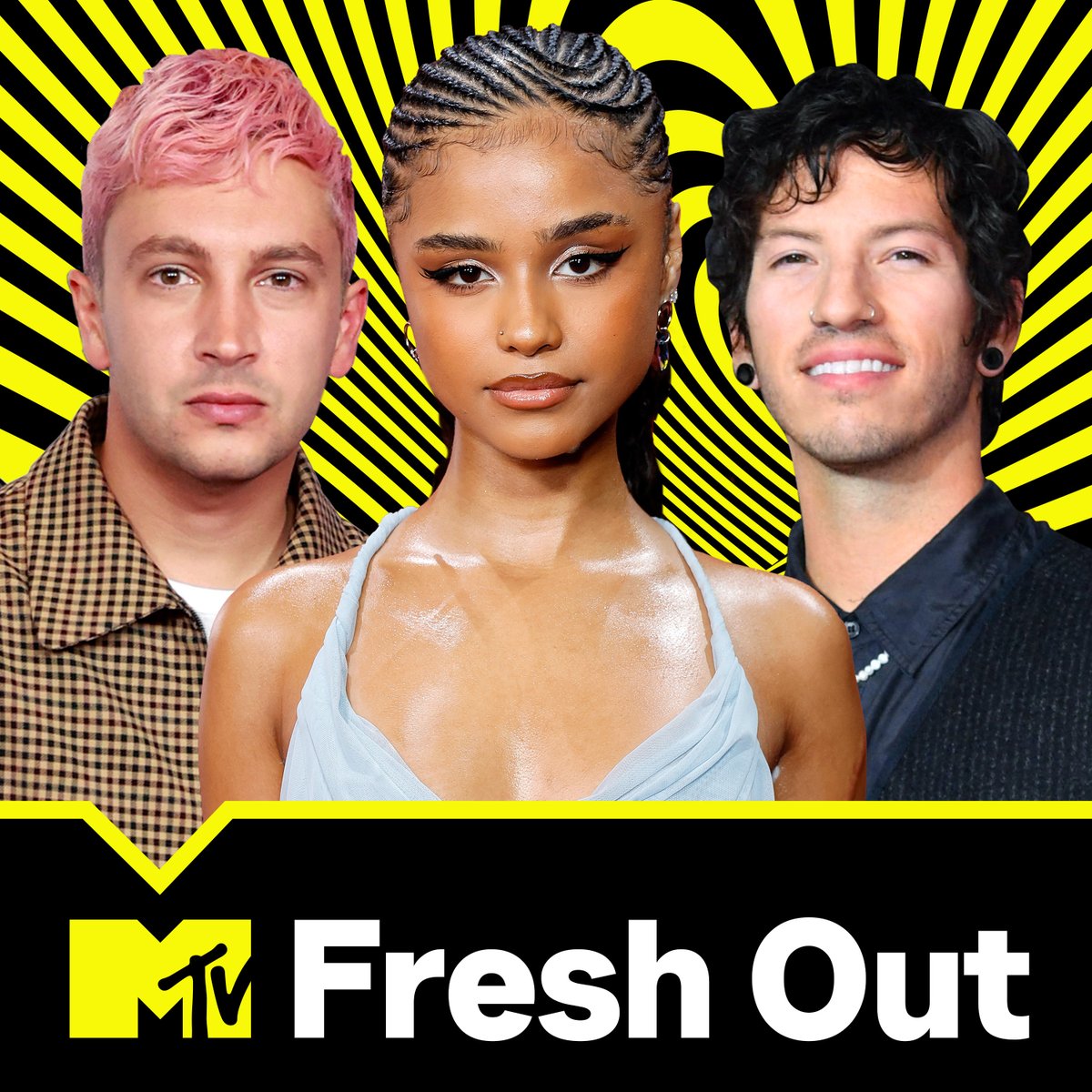 My plans for this LONG weekend include listening to all my favorite artists including: @Tyllaaaaaaa, @twentyonepilots + more on my #MTVFreshOut playlist 💿 Spotify: open.spotify.com/playlist/6Vayw……Apple Music: music.apple.com/us/playlist/mt…