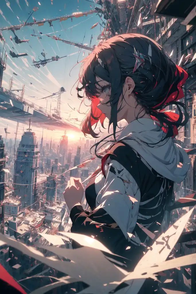 kuesu_AI's tweet photo. Morning light pours down on a broken town.
#AIイラスト #AIart #PixAI #Moonbeam https://t.co/RDGZ2Useoc