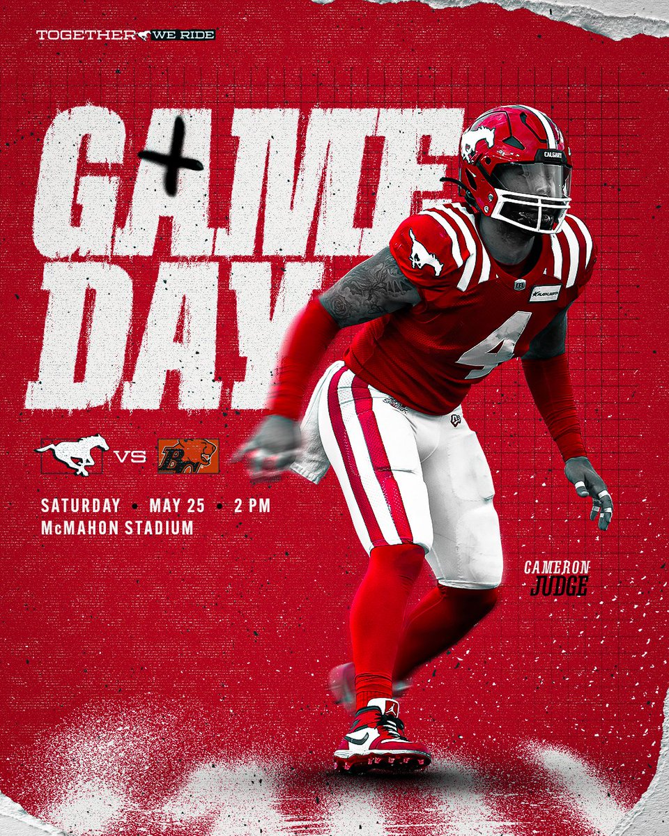 Stamps country, it's Game Day.

#TogetherWeRide🐎