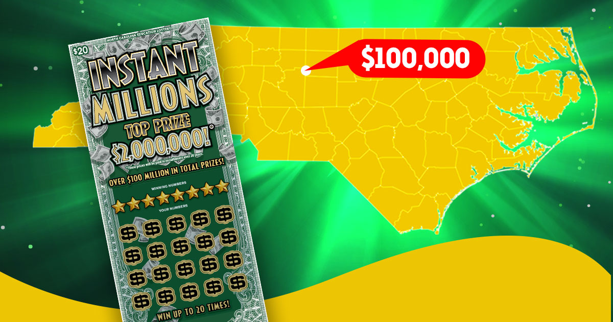 The new $20 Instant Millions scratch-off delivers the first prize to Mark Douglas, who tried his luck and won a $100,000 prize. Doulas purchased his lucky ticket from Quick Mart on West Main Street in #Jamestown. Way to go, Mark! bit.ly/3yAwjQb