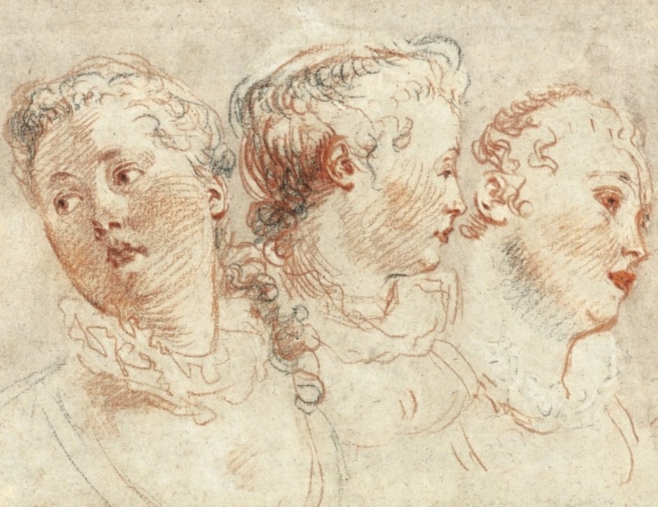 Very fortunate to spend most of the day looking through a private collection of drawings by Jean Antoine Watteau. Born in 1684, he died from tuberculosis aged 37 - a contemporary of Voltaire and his art is just as radical because it rejects Christian tradition and embraces a new