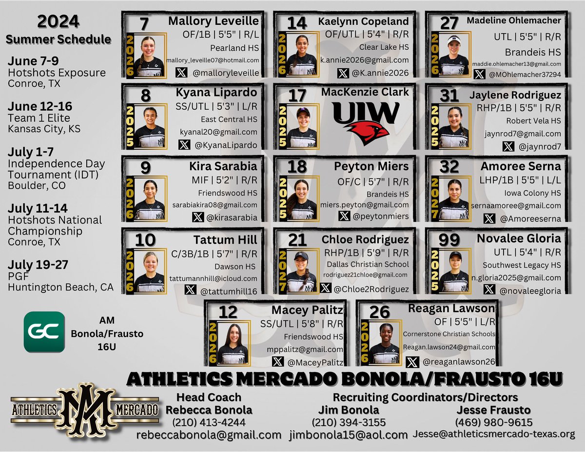 Athletics Mercado Bonola 18U (@ambonola18u) on Twitter photo This group has a pretty good mix of versatile players and is poised to compete this Summer. Be on the lookout for this squad. <a href="/MercadoAcademy/">Athletics Mercado Academy</a> <a href="/athleticmercado/">AthleticsMercado</a>
#fAMily This group has a pretty good mix of versatile players and is poised to compete this Summer. Be on the lookout for this squad. <a href="/MercadoAcademy/">Athletics Mercado Academy</a> <a href="/athleticmercado/">AthleticsMercado</a>
#fAMily