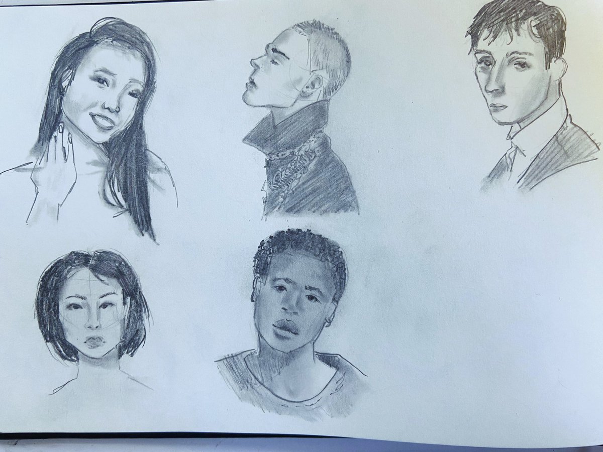 Mini portraits I drew
 ღゝ◡╹)ノ♡
#fyp #artmoots #artcommunity #arttwitter