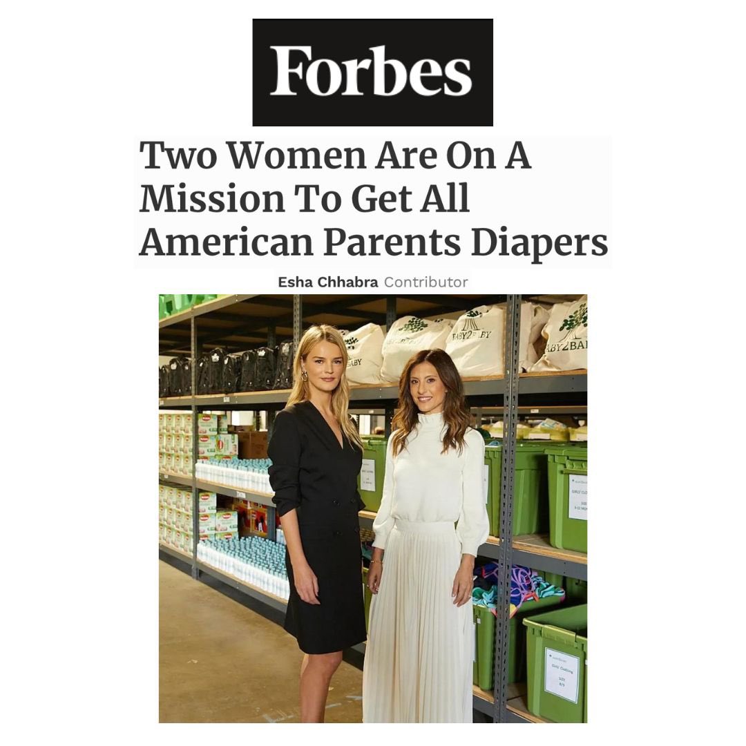 Thank you @Forbes for speaking with our Co-CEOs Kelly Sawyer Patricof and Norah Weinstein about tackling rising diaper need from all angles and the expansion of Baby2Baby's Maternal Health & Newborn Supply Kits across ten states this year. bit.ly/3yAuS4f