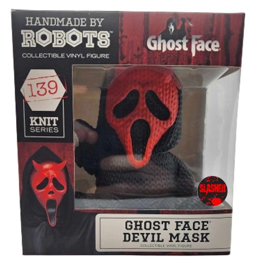 GHOSTFACE DEVIL MASK The team at @theslasherapp have released a Limited Edition Ghostface figure (limited to 114) If you want one, you can get 10% DISCOUNT using the special code: slashertrash hobbydb.com/marketplaces/h… If it sells well, you may see @SlasherTrash figures soon...