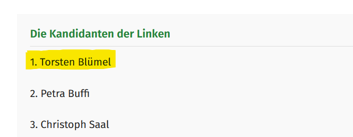 JensCotta's tweet photo. So wird der Wähler in #Thüringen von #DieLinke verarscht. Der Bürgermeister von #Artern im #Kyffhäuserkreis tritt für die Stadtratsliste an. Ein Bürgermeister kann aber nicht in den Stadtrat (die BM- Wahl ist erst nächstes Jahr). Es sei denn er tritt zurück - was für Artern nicht das Schlechteste wäre.