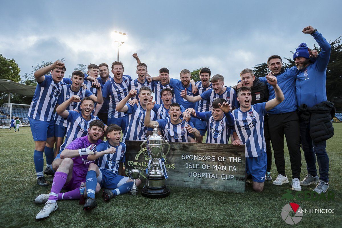 Congratulations to @ramseyafc1885 winners of the @IsleofManFA #ManxQualitySheds Hospital Cup @manxfootypod @geffootyiom @Upfrontfooty @nonleaguecrowd #nonleaguefootball #nonleague #football #sportsphotography #canon #manx #isleofman #vanninphotos @cedardevelopments