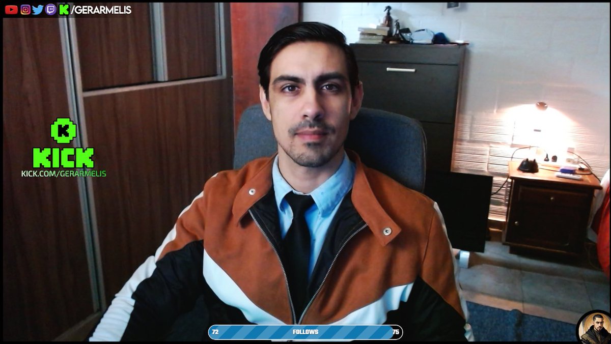 - ¿Por qué tan elegegante?
- Porque hoy llegamos al Afiliado muchacho (o no)

🟢kick.com/gerarmelis venite