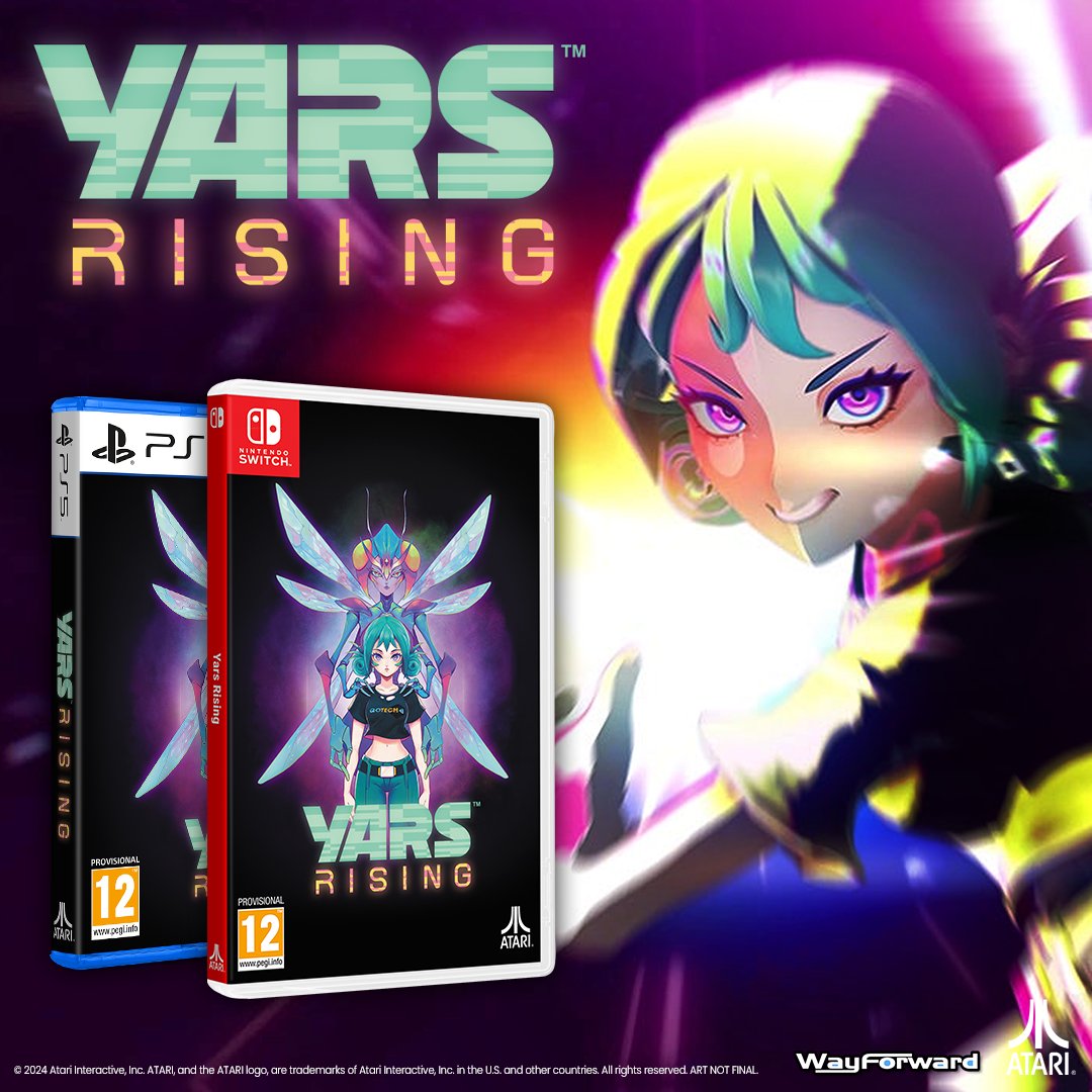 Pre-order your physical copy of Yars Rising from Atari and @wayforward for Nintendo Switch and PS5 today! 👏 Find your retailer at the link below (and check back often, we will be adding more retailers in the next two weeks!) 🎮 Pre-Order Yars: link.atari.com/buy-yars/