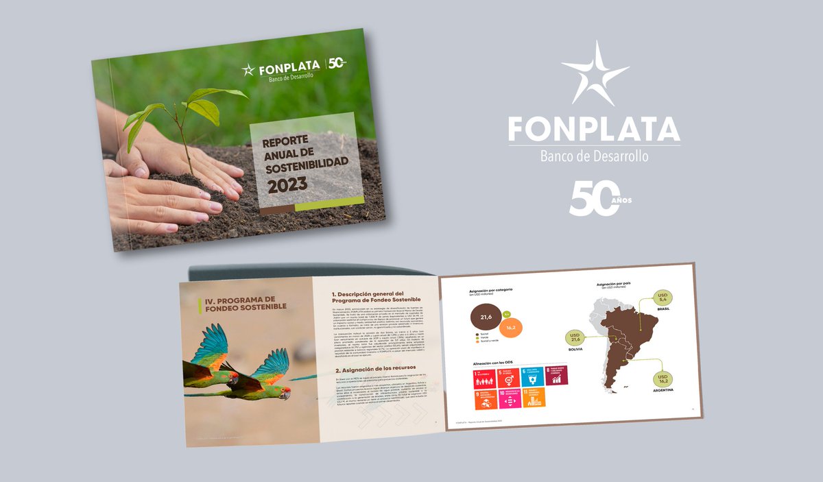 Ya se encuentra disponible en nuestro sitio web el primer “Reporte Anual de Sostenibilidad” de #FONPLATA. El documento proporciona información sobre el inicio del programa de fondeo del Banco bajo su Marco de Deuda Sostenible.
Descarga aquí el documento ➡️fonplata.org/es/publicacion…