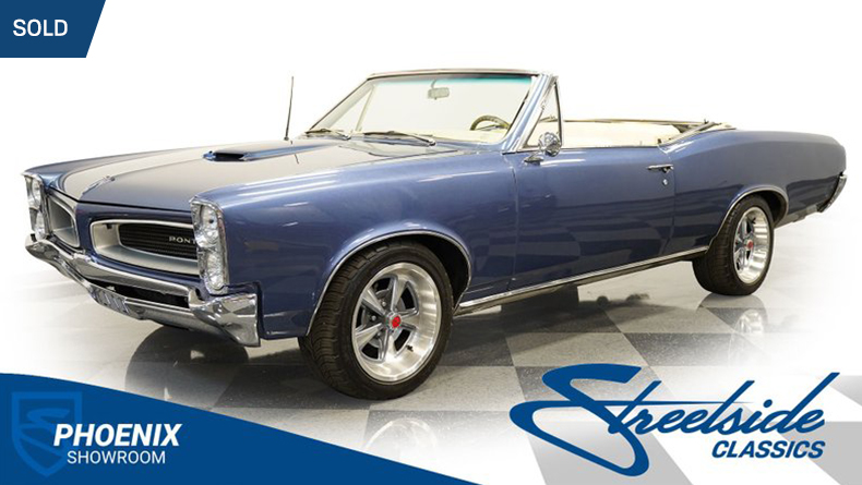 streetsidecars's tweet photo. #SoldItWithStreetside! This 1966 #Pontiac #LeMans #Convertible features a 326 #V8 paired with an automatic transmission. Cars are selling at Streetside! Have a vehicle for sale or know someone who does? Send us a message or contact us at https://t.co/5nZtFKLuvo https://t.co/qan0ALgB3V