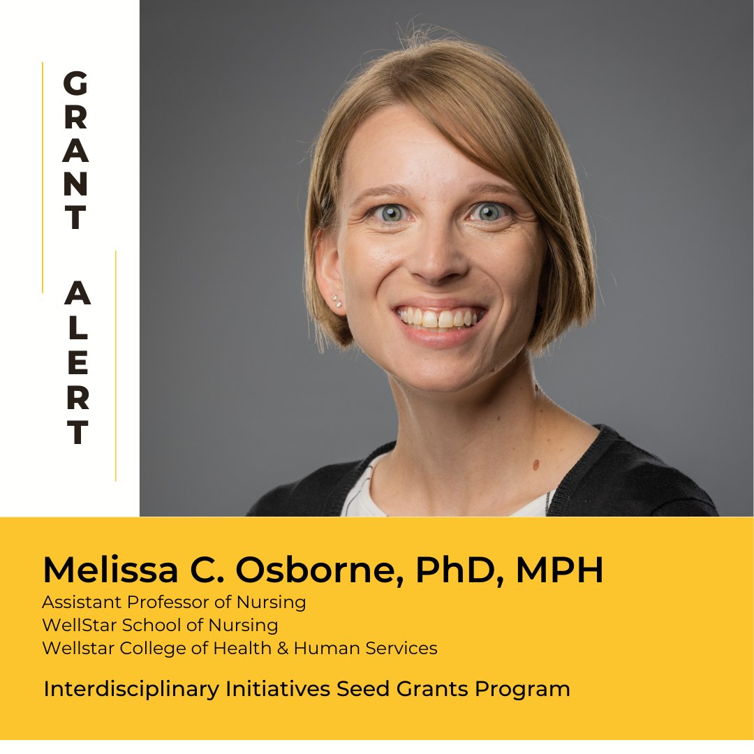 🌟 Assistant Professor of Nursing Melissa Osborne has been awarded an Interdisciplinary Initiatives Seed Grant for project: 'Innovating to Prevent Child Injuries in the Home: Leveraging Immersive Virtual Reality and Real-World Simulation to Improve Parents’ Home Safety Behaviors