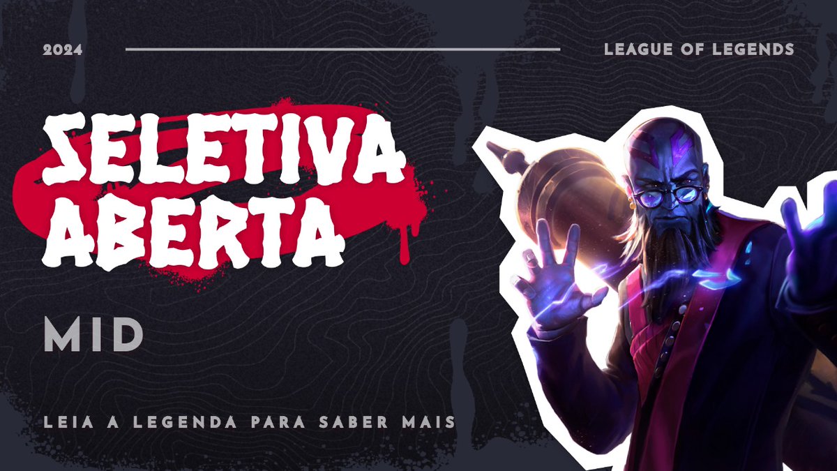 Salve, Viajantes!    

Seletiva Aberta para MID! 

Venha fazer parte da New Travelers.     

Vaga para o período noturno  
Não remunerado 
Elo: D+   

 Interessados, mandar DM aqui no perfil da pagina.

<a href="/vagas_esports/">Vagas Esports</a>

#leagueoflegends #LoL #esport #GoNWT