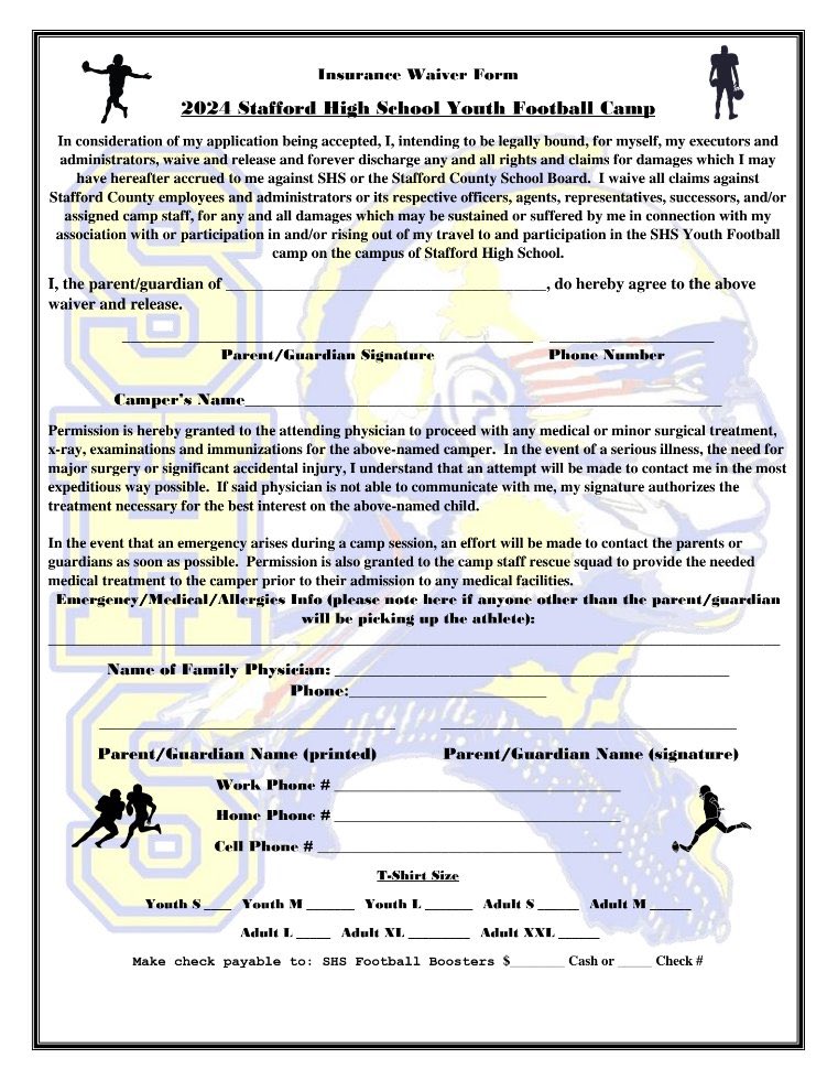 1️⃣9️⃣ days until our Youth Football Camp!

Here is the digital form: docs.google.com/forms/d/e/1FAI…