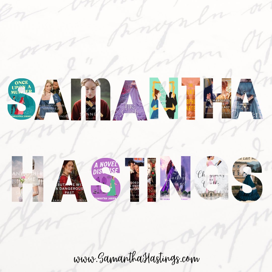Check out my books: SamanthaHastings.com