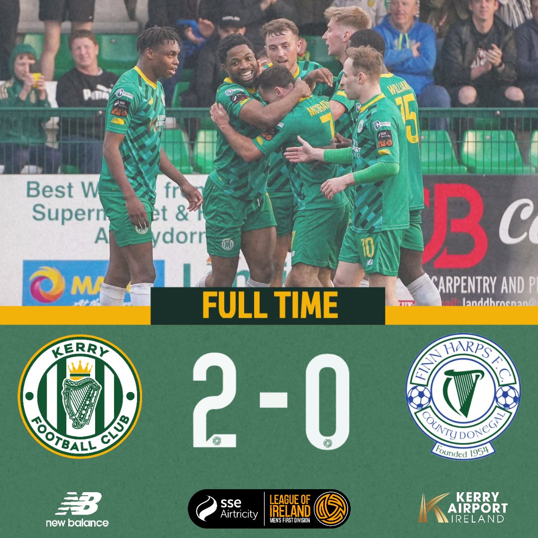 KerryFC's tweet photo. GET IN!!!!

Second-half goals from Ryan Kelliher and Daniel Okwute secure all 3 points for the Kingdom!

📸 David Corkey

#WeAreKerryFC #EnterTheKingdom https://t.co/OyxXnpa0AQ