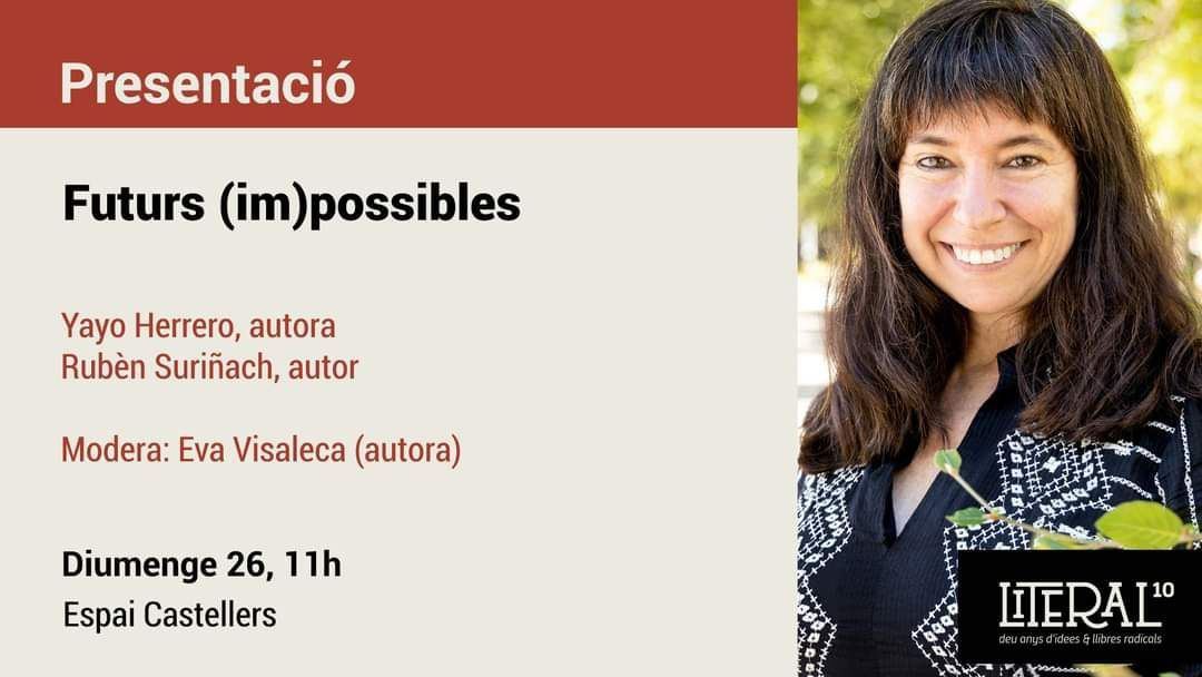 Fa molta il·lusió explicar que diumenge a la @LiteralBCN, amb el @miki_batalla i la gran @yayo_herrero parlarem d'un llibre molt especial que està a punt d'arribar, carregat de propostes i imaginaris de futur, de la mà dels docents de l'Escola de Transicions. Un luxe, gràcies 🌱