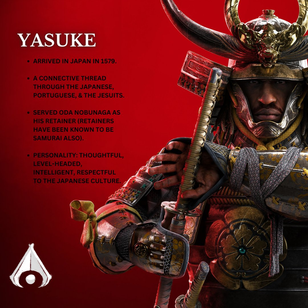 ac_landmarks's tweet photo. Get to know Naoe and Yasuke, the 2 Protagonists of #AssassinsCreed Shadows!⛩️⚔️ https://t.co/nO96emQUIW