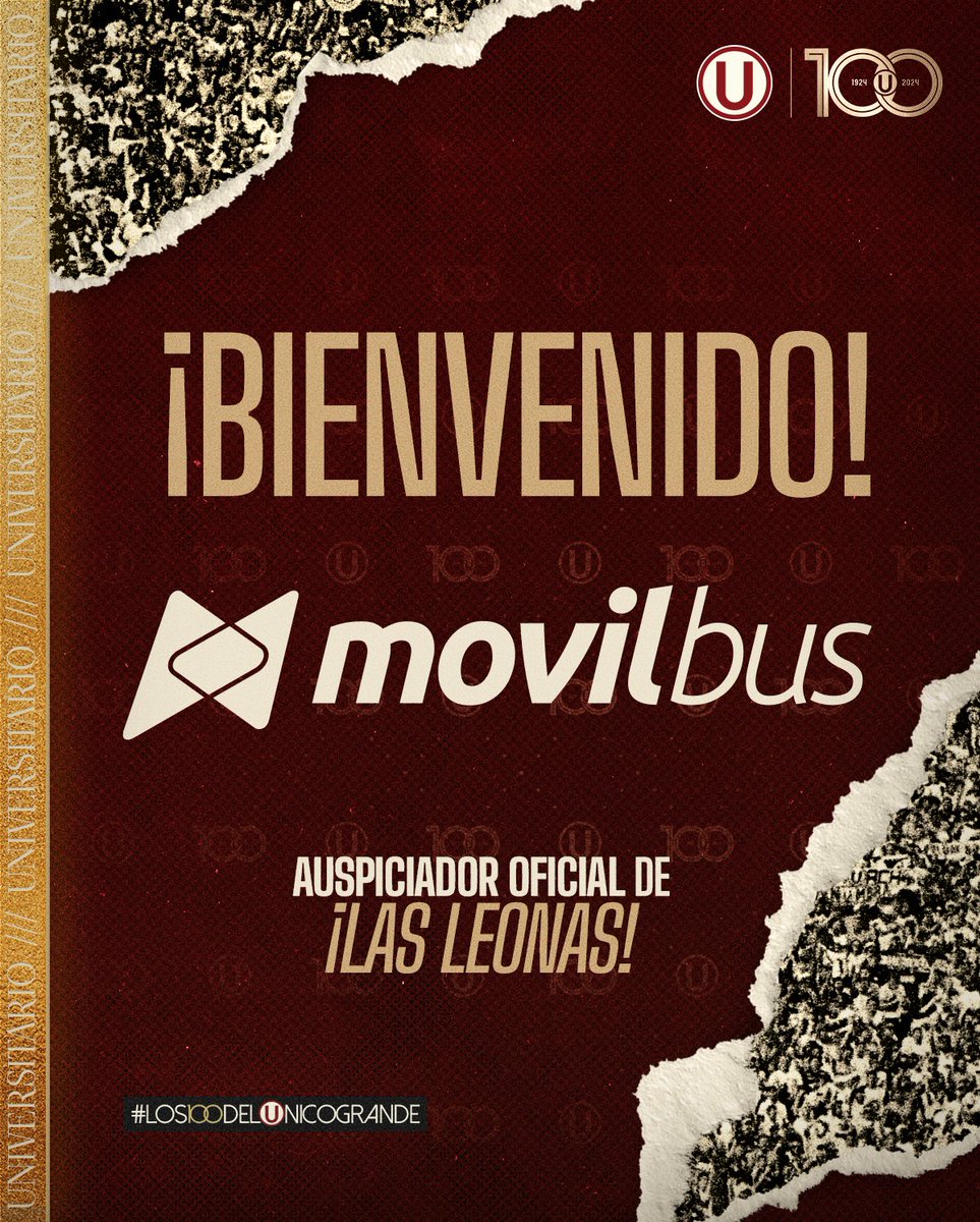 𝗝Ⓤ𝗡𝗧𝗢𝗦 𝗘𝗡 𝗡𝗨𝗘𝗦𝗧𝗥𝗔 𝗥𝗨𝗧𝗔 𝗔𝗟 𝗖𝗘𝗡𝗧𝗘𝗡𝗔𝗥𝗜𝗢 🤝 Movilbus es nuevo auspiciador oficial de nuestras Leonas. ¡Las más campeonas les dan la bienvenida! 🙌 #VamosLeonas