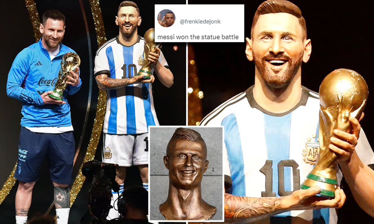 World Cup, Statue and Sportmanship: Messi > Ronaldo